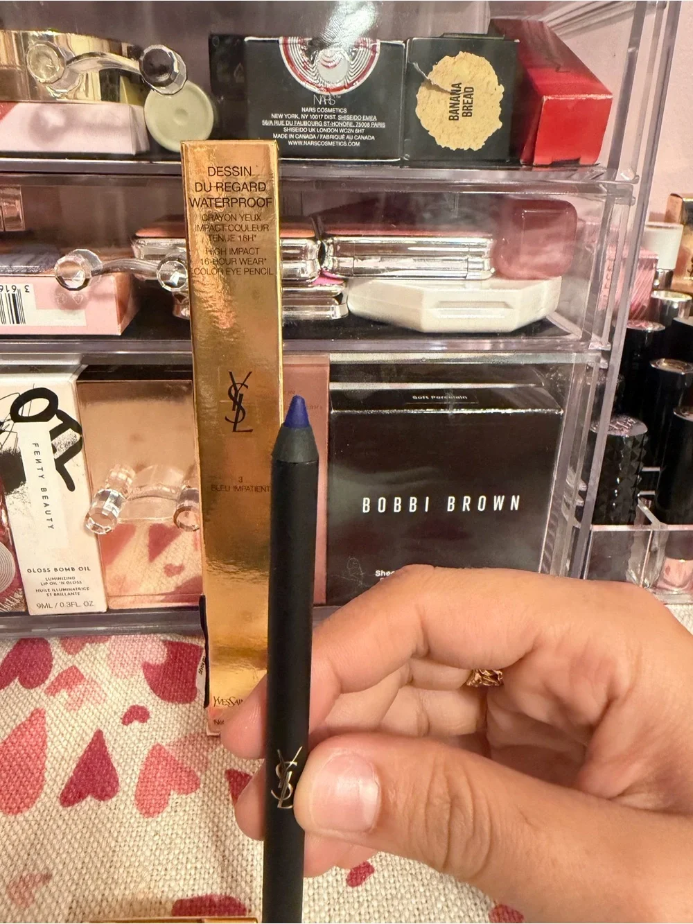 NWT Yves Saint Laurent Blue Waterproof high impact Eye pencil